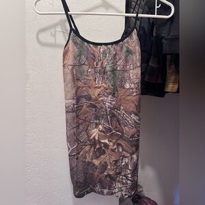 Realtree Camouflage Tank Top with Black Trim